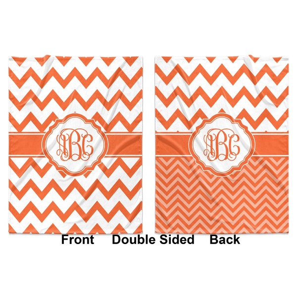 Chevron Baby Blanket (Double Sided - Printed Front and Back)