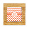 Chevron Bamboo Trivet with 6" Tile - FRONT