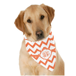 Chevron Dog Bandana Scarf w/ Monogram