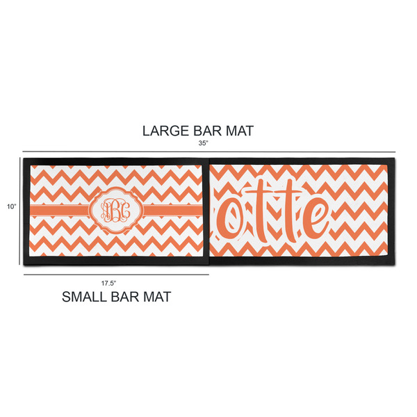 Chevron Bar Mats - Sizing Chart
