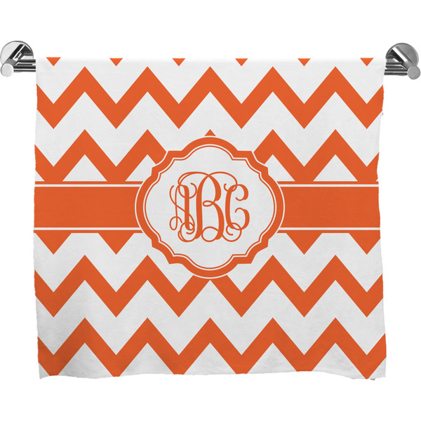 Custom Chevron Bath Towel (Personalized)