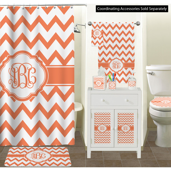 Chevron Bathroom Scene