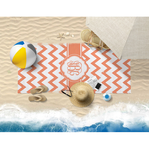 Chevron Beach Towel Lifestyle