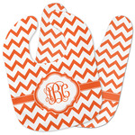 Chevron Baby Bib w/ Monogram