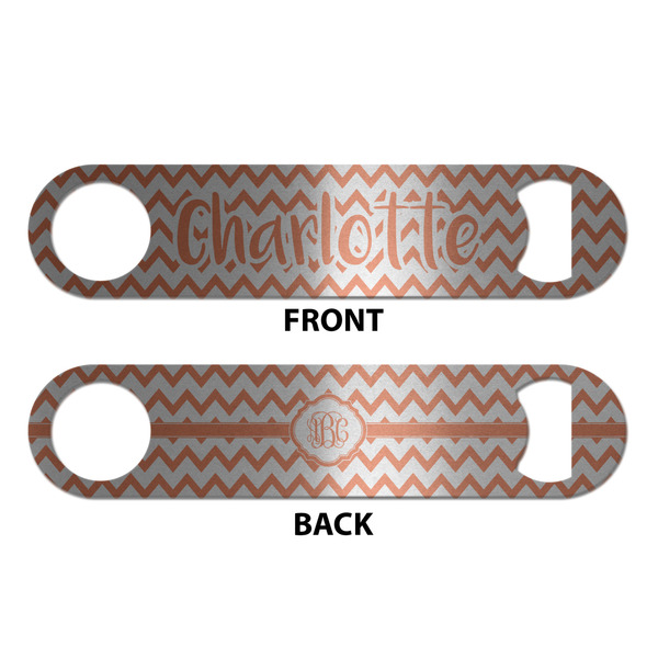 Chevron Bottle Opener - Front & Back