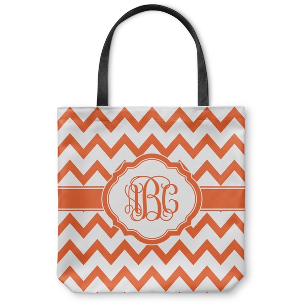 Custom Chevron Canvas Tote Bag (Personalized)