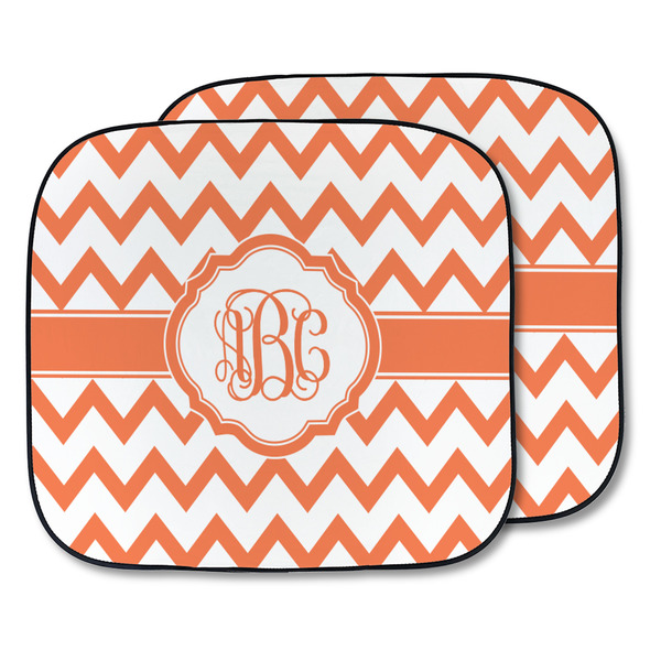 Custom Chevron Car Sun Shade - Two Piece (Personalized)