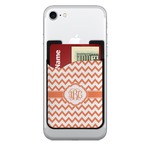 Chevron 2-in-1 Cell Phone Credit Card Holder & Screen Cleaner (Personalized)
