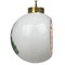Chevron Ceramic Christmas Ornament - Xmas Tree (Side View)