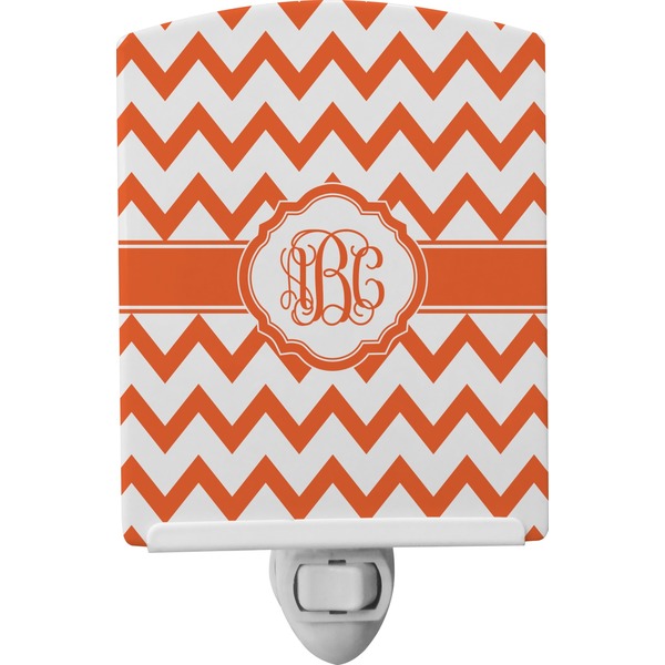 Custom Chevron Ceramic Night Light (Personalized)