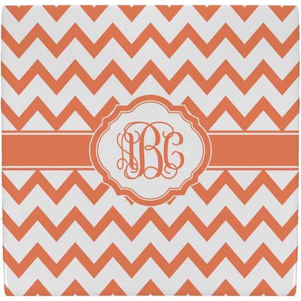 Custom Chevron Ceramic Tile Hot Pad (Personalized)