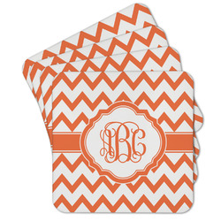 Chevron Cork Coaster - Set of 4 w/ Monogram