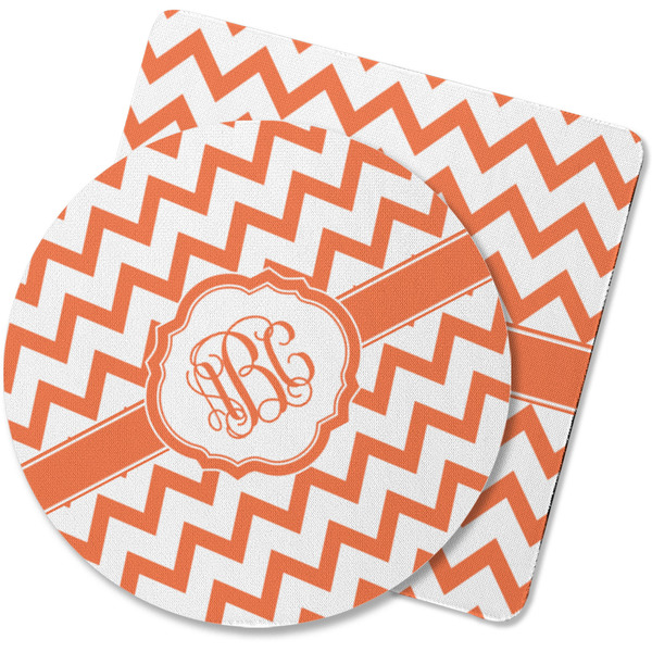 Custom Chevron Rubber Backed Coaster (Personalized)