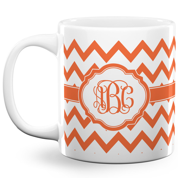 Chevron Coffee Mug - 20 oz - White
