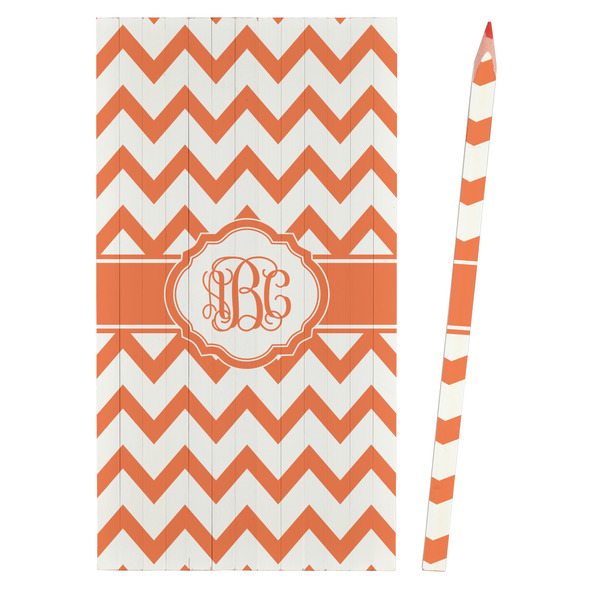 Chevron Colored Pencils - Front View