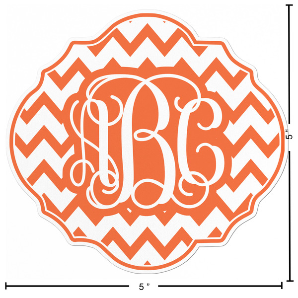 Chevron Custom Shape Iron On Patches - L - APPROVAL