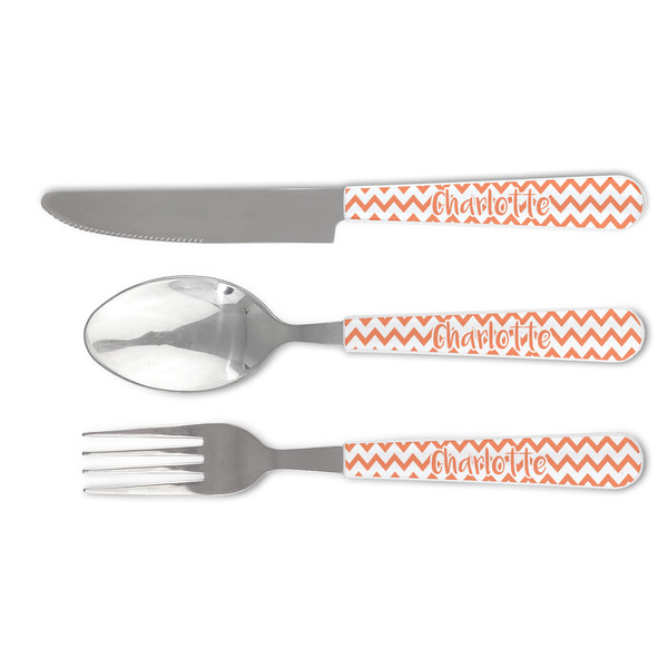 Custom Chevron Cutlery Set (Personalized)