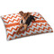 Chevron Dog Bed - Small w/ Monogram