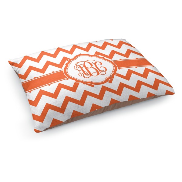 Custom Chevron Dog Bed - Medium w/ Monogram