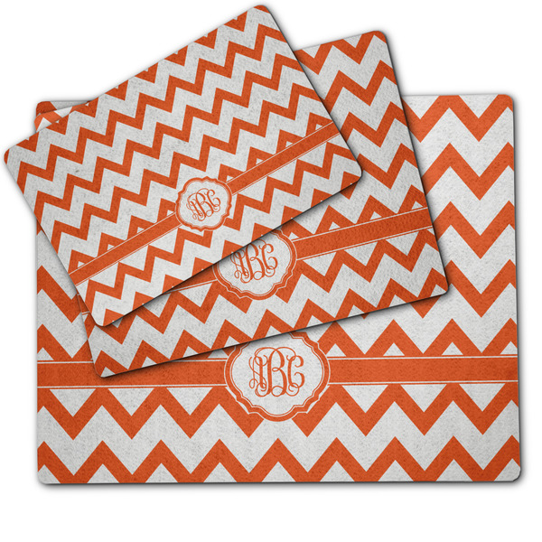 Chevron Dog Food Mat - MAIN (sm, med, lrg)