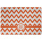 Chevron Dog Food Mat w/ Monogram