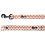 Chevron Deluxe Dog Leash - 4 ft (Personalized)