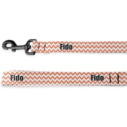 Chevron Deluxe Dog Leash - 4 ft (Personalized)