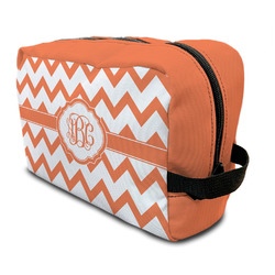 Chevron Toiletry Bag / Dopp Kit (Personalized)