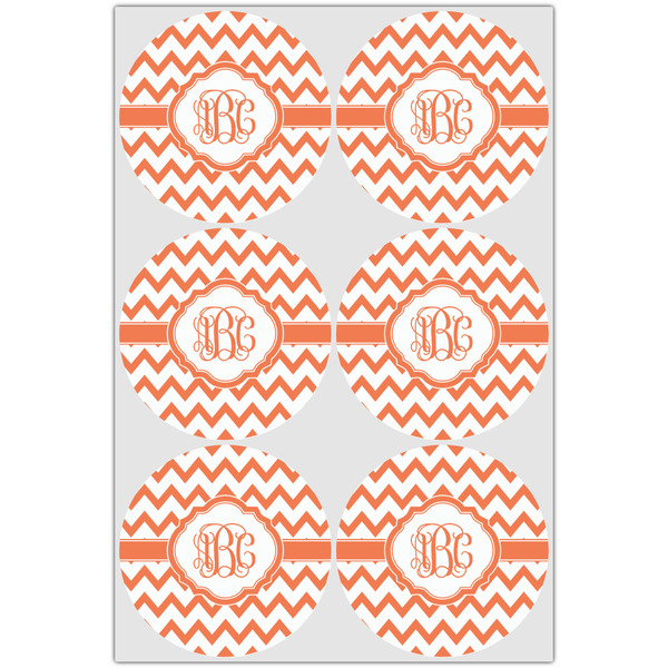 Chevron Drink Topper - XLarge - Set of 6