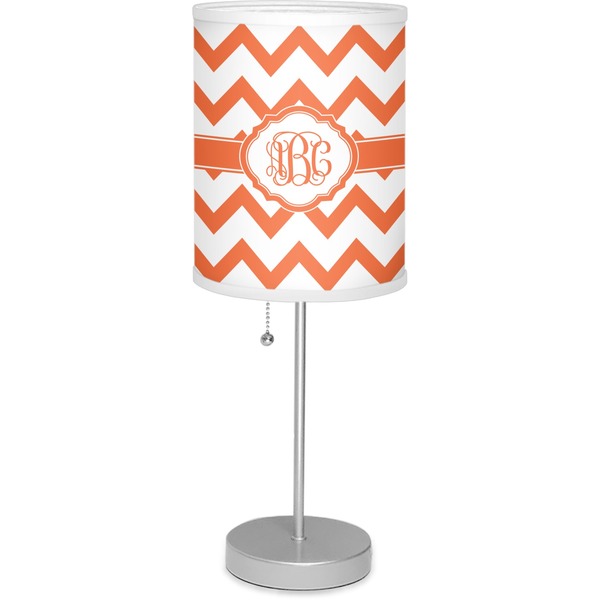 Custom Chevron Lamp with Drum Shade (Personalized)