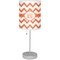 Chevron Lamp with Drum Shade (Personalized)