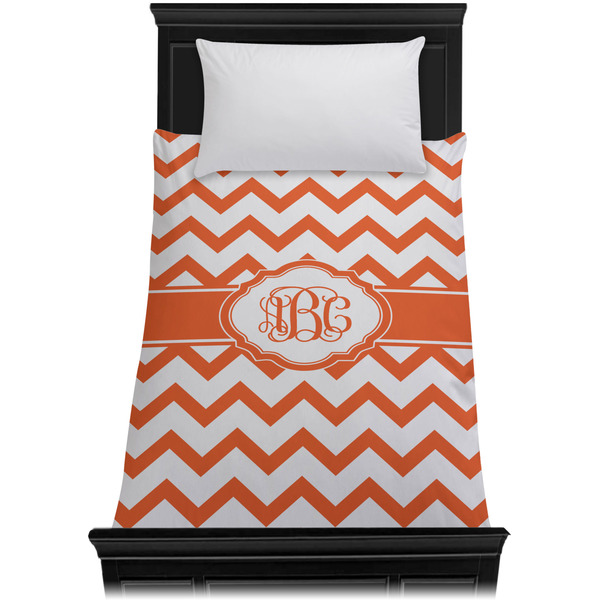 Chevron Duvet Cover - Twin XL - On Bed - No Prop