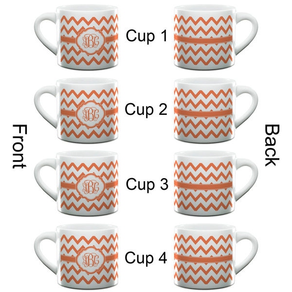 Chevron Espresso Cup - 6oz (Double Shot Set of 4) APPROVAL