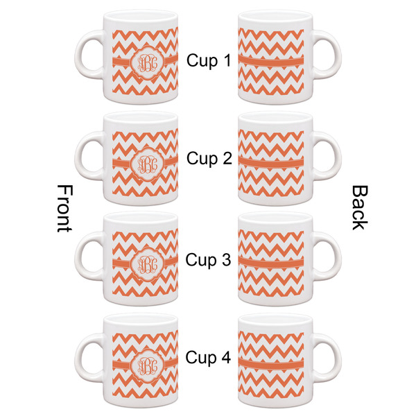 Chevron Espresso Cup Set of 4 - Apvl