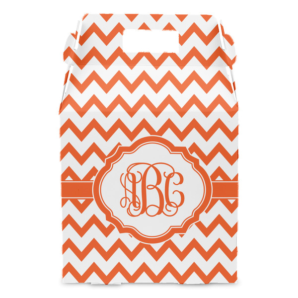Chevron Gable Favor Box - Front
