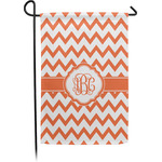 Chevron Small Garden Flag - Single Sided w/ Monograms