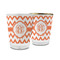 Chevron Glass Shot Glass - 1.5 oz (Personalized)