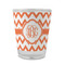 Chevron Glass Shot Glass - 1.5 oz - Set of 4 (Personalized)