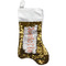 Chevron Gold Sequin Stocking - Front