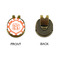 Chevron Golf Ball Hat Clip Marker - Apvl - GOLD