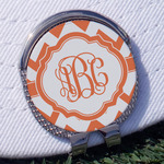 Chevron Golf Ball Marker - Hat Clip