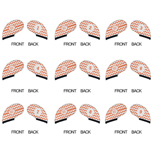 Chevron Golf Club Covers - APPROVAL (set of 9)