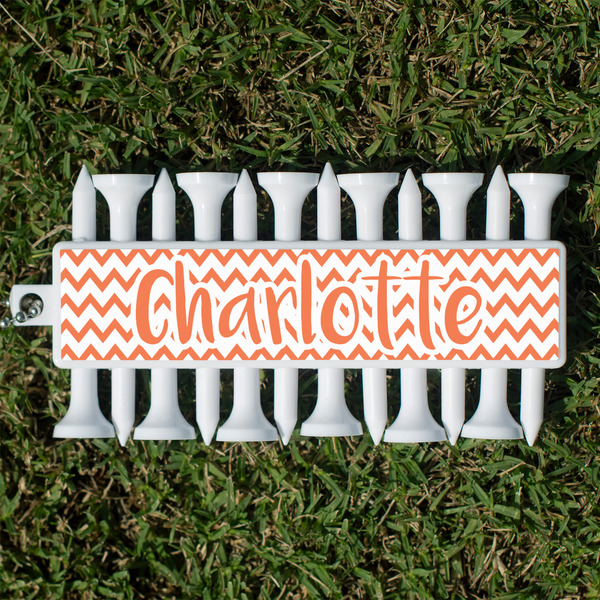 Chevron Golf Tees & Ball Markers Set - Front