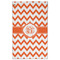 Chevron Golf Towel - Poly-Cotton Blend - Large w/ Monograms