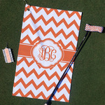 Chevron Golf Towel Gift Set (Personalized)