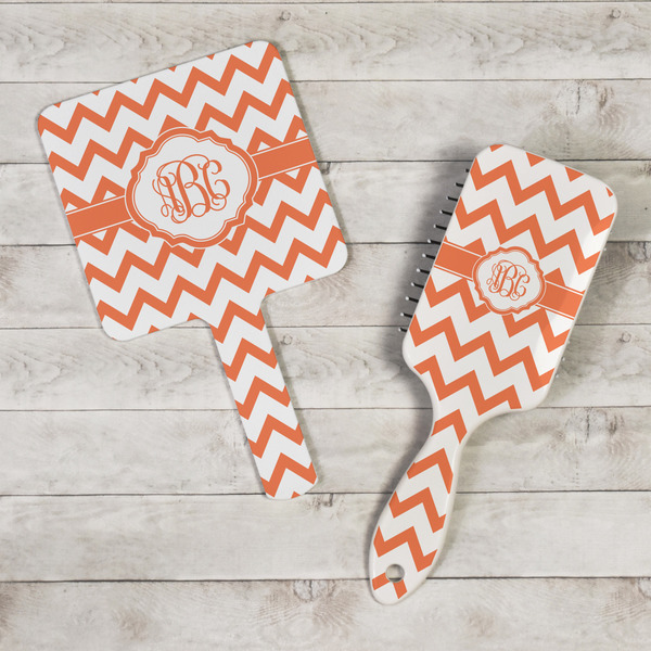 Chevron Hand Mirrors - In Context