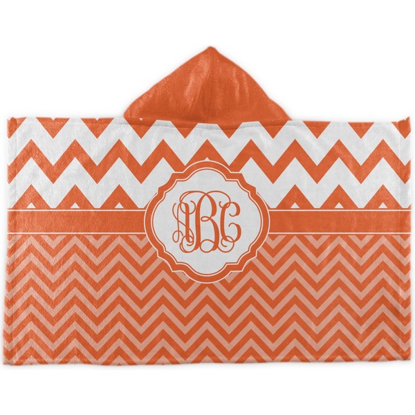 Custom Chevron Kids Hooded Towel (Personalized)