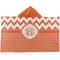 Chevron Kids Hooded Towel (Personalized)