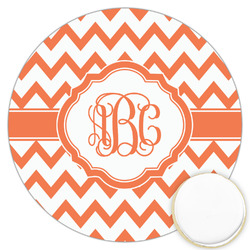 Chevron Printed Cookie Topper - 3.25" (Personalized)