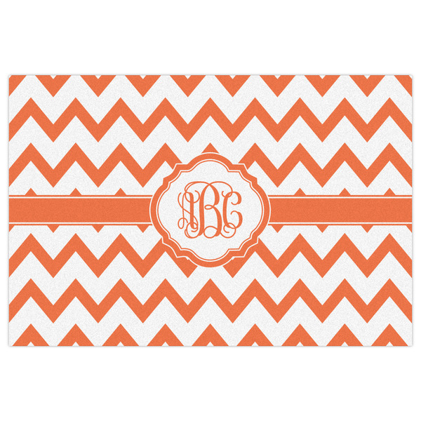 Chevron Indoor / Outdoor Rug - 4'x6' - Front Flat